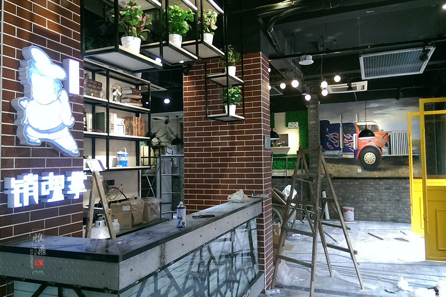 銷魂掌餐廳裝修工地現場（雙楠店）